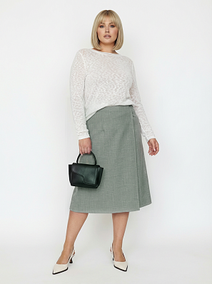 Блузка женская молочная